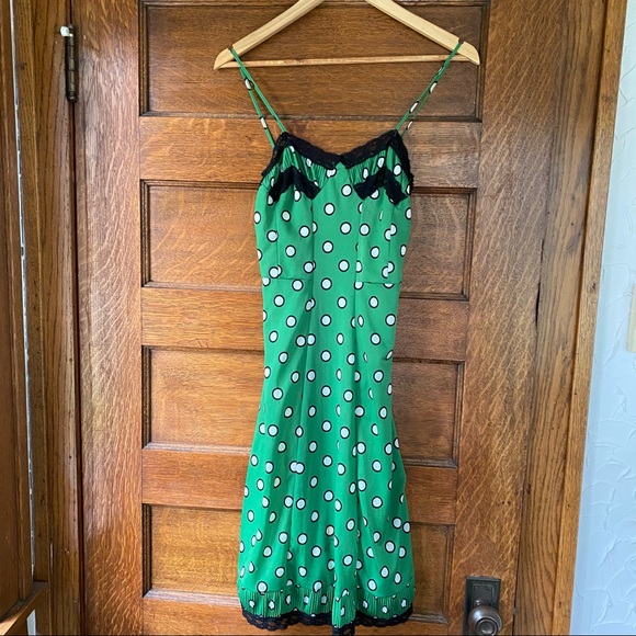 Jean Paul Gaultier Dresses & Skirts - Sexy polka dot lace dress